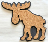 Pot Holder - Moose Cork 20cm Hot plate