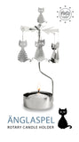 Rotary candle holder - Dodgy Cat
