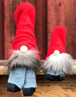 Christmas - SANTA REINDEERSK LEGS 9CM RED
