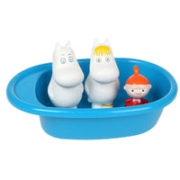 Moomin - Bathtub Set 3 Figures with Bath tub