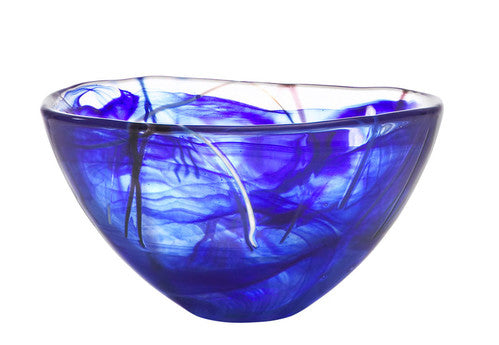 Kosta Boda - Contrast bowl Medium (Blue)