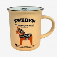 Robin Ruth - Mug Beige Sweden Mug With Dala Horse Motif