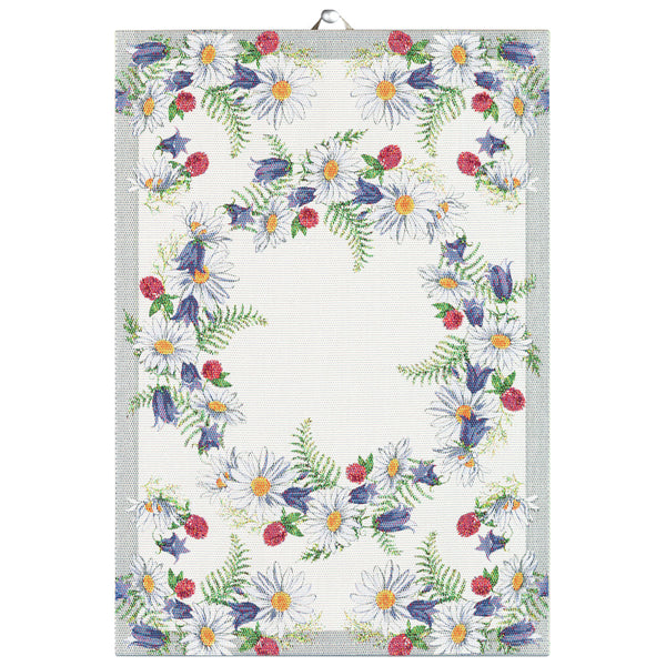 Ekelund - Weavers Blomkrans Tea Towel, 14 x 20 inches