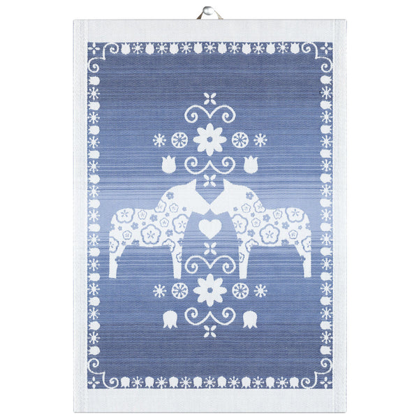 Ekelund - Weavers Dalahorse 011 Tea Towel, 14 x 20 inches