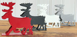 NAPKINRACK - REINDEER 11CM Red