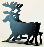 NAPKINRACK - REINDEER 11CM Black