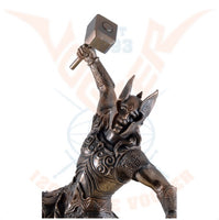 Thor Norse god of thunder bronze