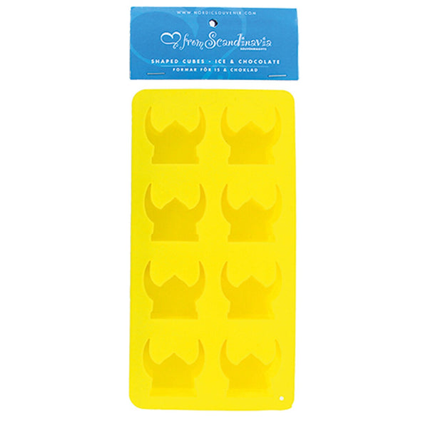 Ice Cube - Viking Helmet Tray/Mold - Yellow